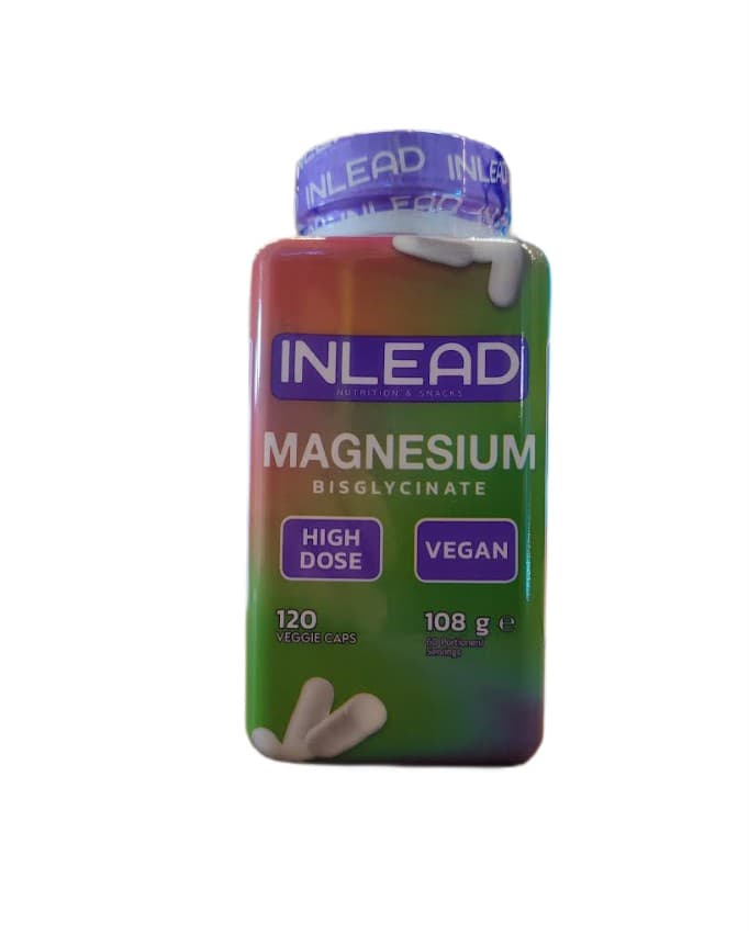Inlead - Magnesium Bisglycinate Unflavoured - 120 Capsules – Inlead förpackning