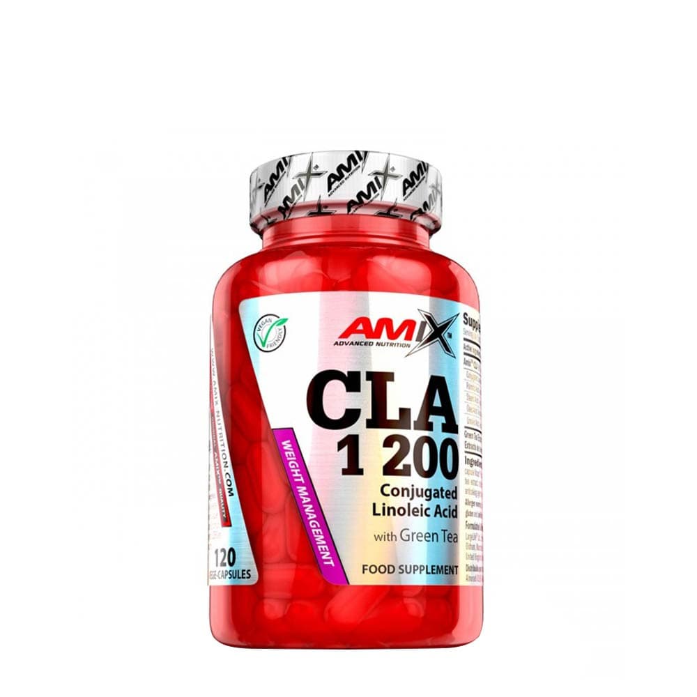 Amix - CLA 1200 + Green Tea - 120 cápsulas – Amix packaging