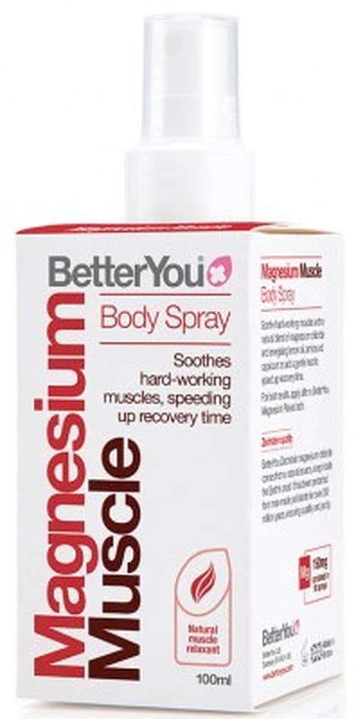 Better You - Magnesium Muscle Body Spray - 100ml – Better You förpackning