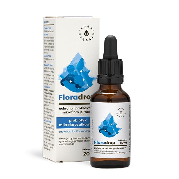 Aura Herbals - Floradrop Lactobacillus Rhamnosus Gg - 20ml – Aura Herbals opakowanie