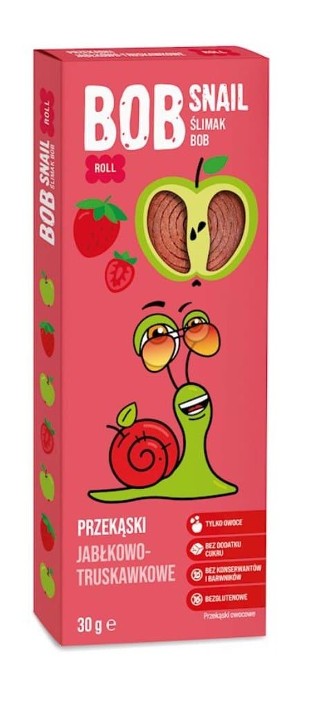 BOB SNAIL Apfel-Erdbeer-Snack 30 g