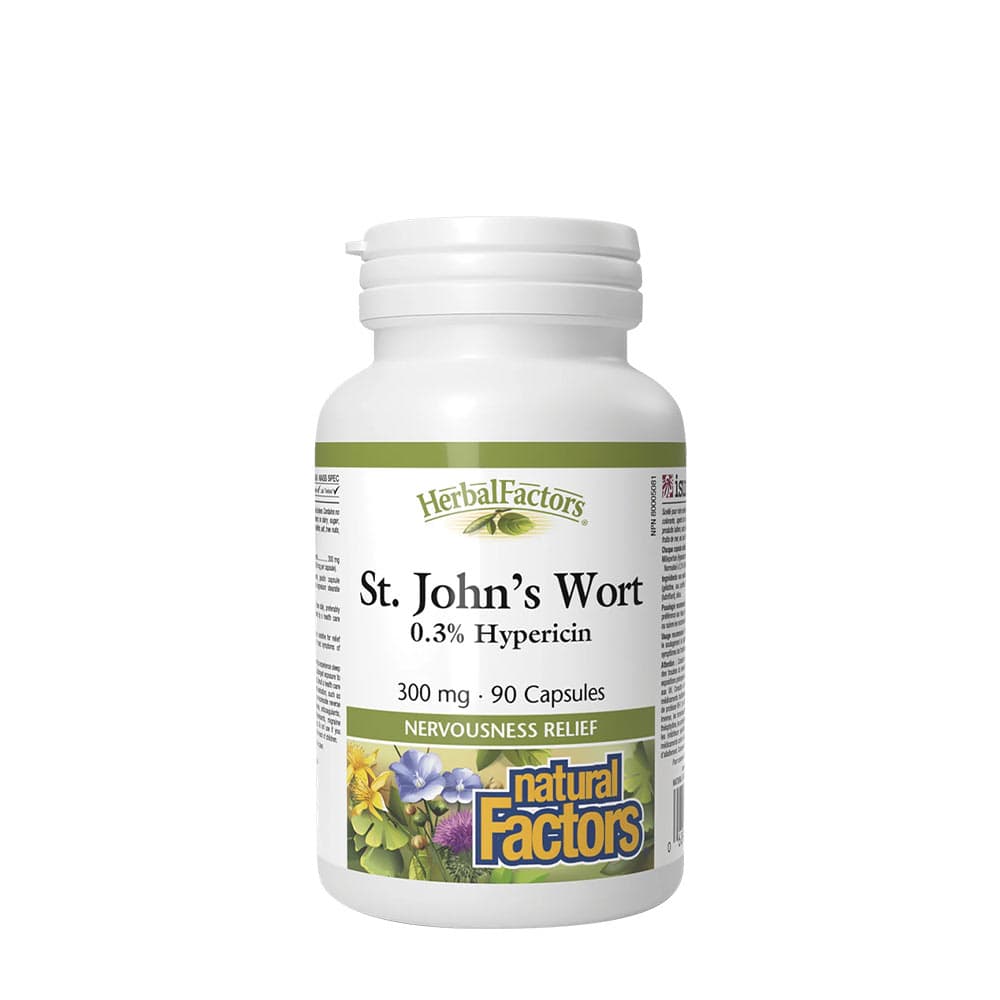 Natural Factors - St. John's Wort - 90 kapslar – Natural Factors förpackning