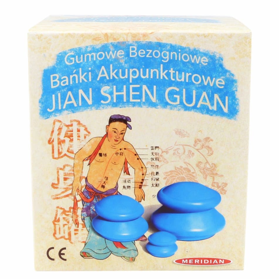 Meridian - Gummed Acupuncture Cups Fire-Free - 4 Stk.