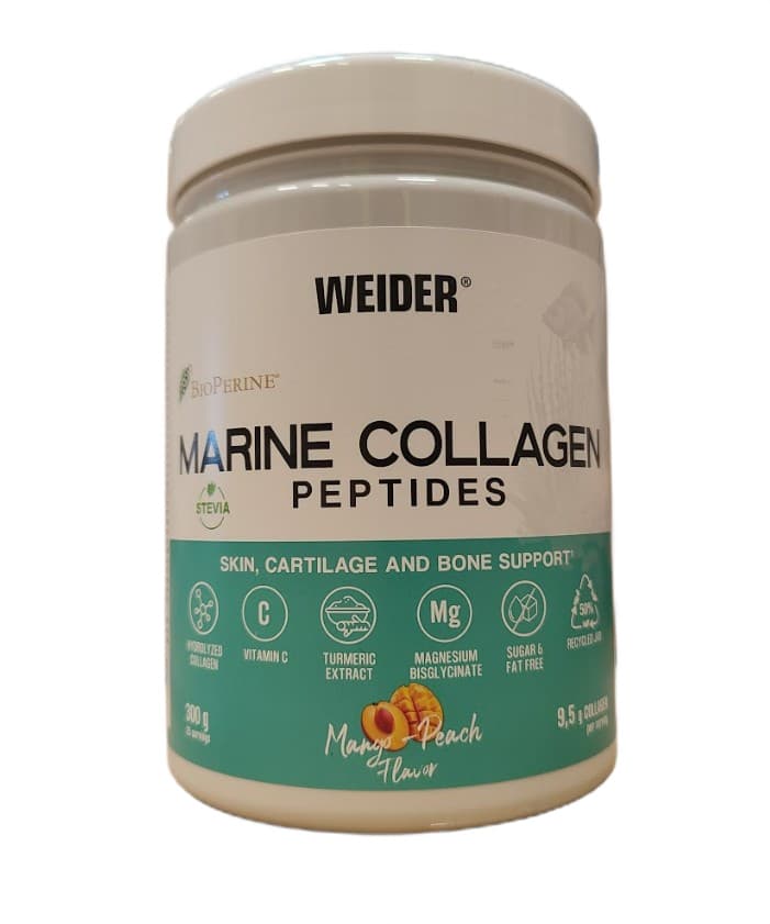 Weider Marine Collagen Peptides Mango-Peach - 300g – Weider embalagem