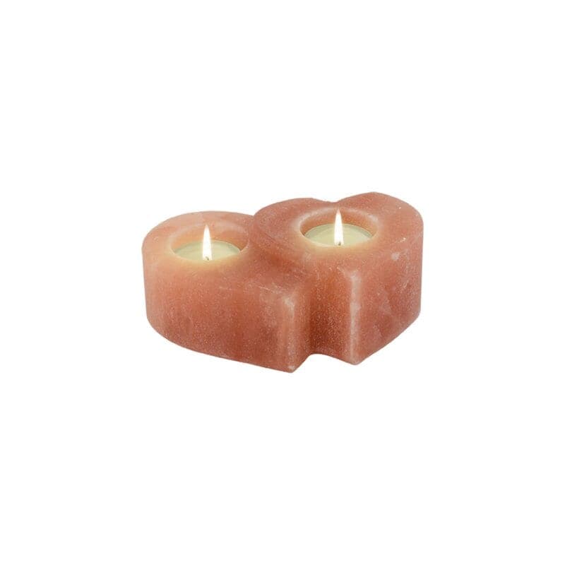 Vela de sal en forma de doble corazón 1200g
