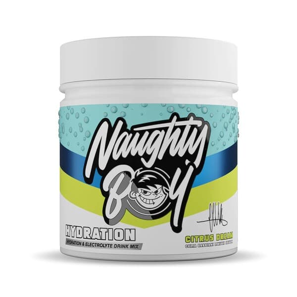 Naughty Boy - Elektrolytdrikpulver – emballage