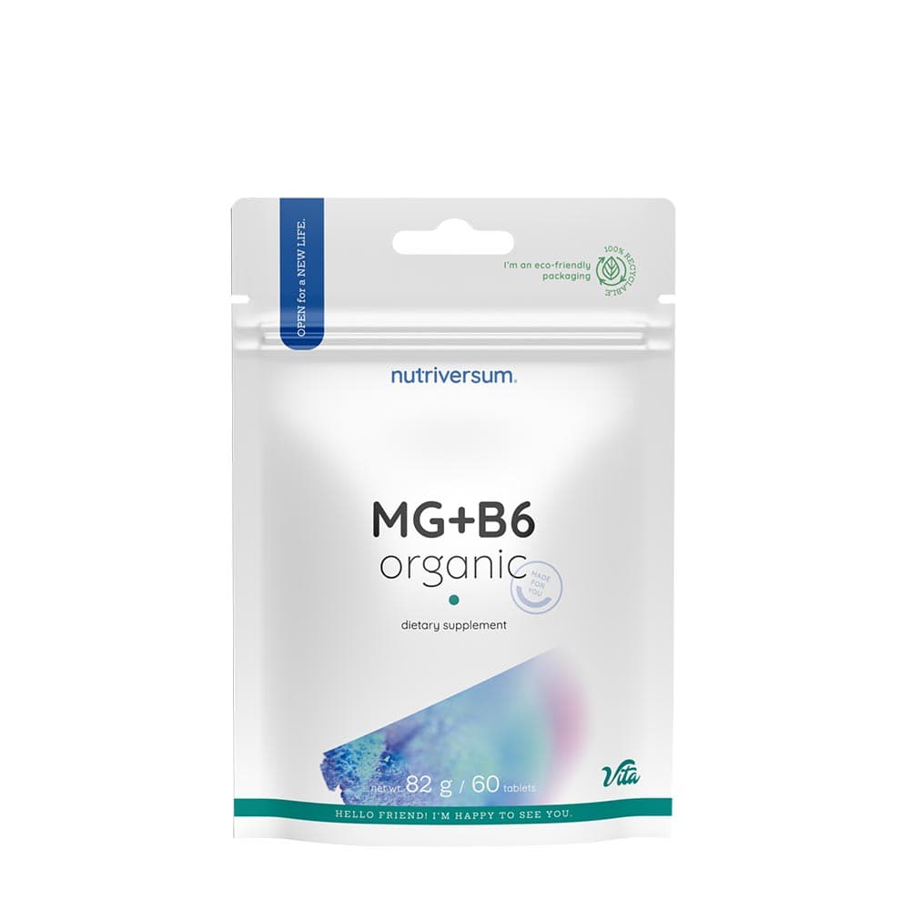 Nutriversum Mg+B6 Organic - 60 tabletter – Nutriversum confezione