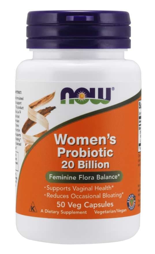 NOW Foods - Women's Probiotic 20 Billion - 50 Vcaps – NOW Foods verpakking