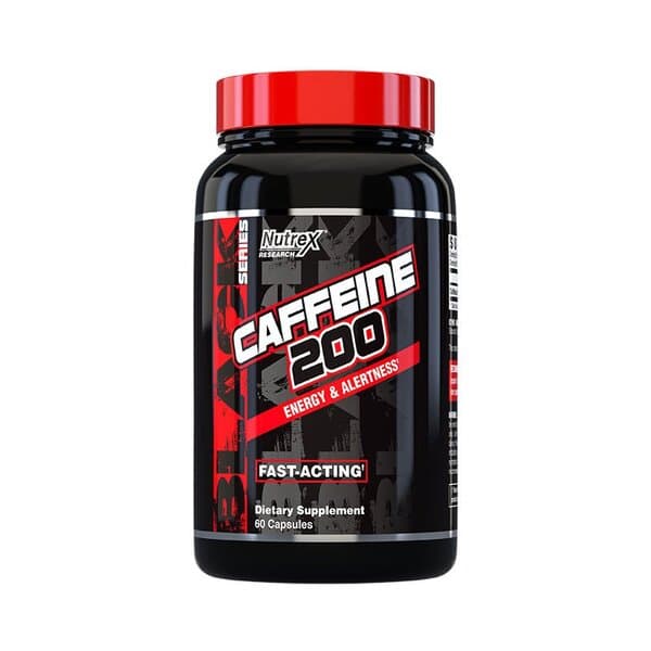 Nutrex - Caffeine 200 - 60 Kapseln – Nutrex Verpackung