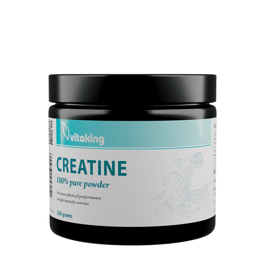 Vitaking Creatine 100% Pure Powder 250g – Vitaking embalagem