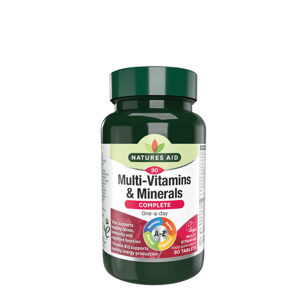 Natures Aid Complete Multi-Vitamins & Minerals - 90 tabletten