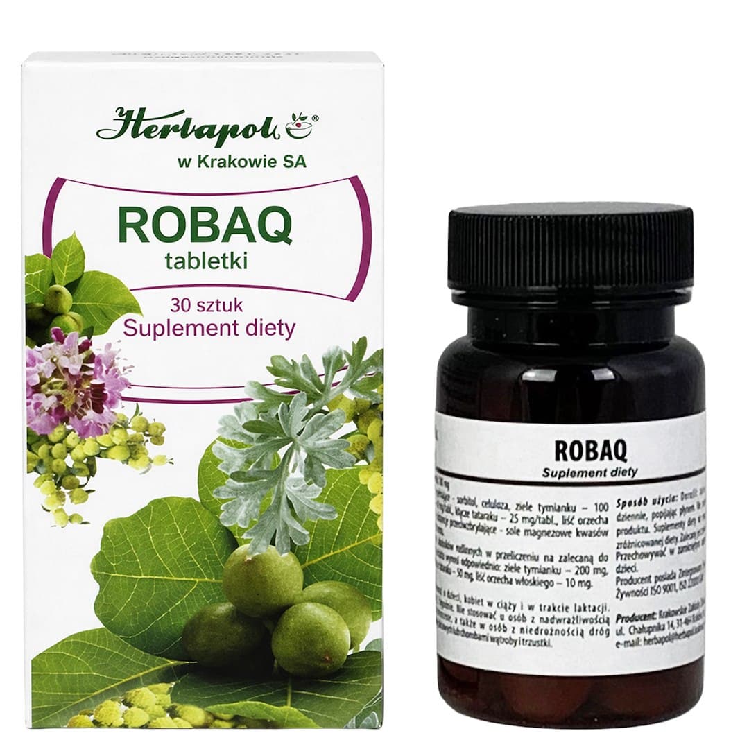 Herbapol Kraków - Robaq - 30 Tabs – Herbapol Kraków förpackning