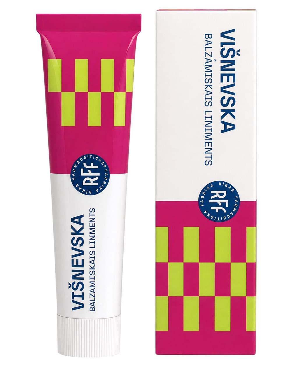 Rigas Farmaceitiska Fabrika - Visnevska Balm - 30g – Rigas Farmaceitiska Fabrika förpackning