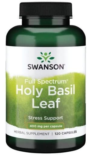 Swanson Holy Basil Leaf 800mg - 30 Kapslar