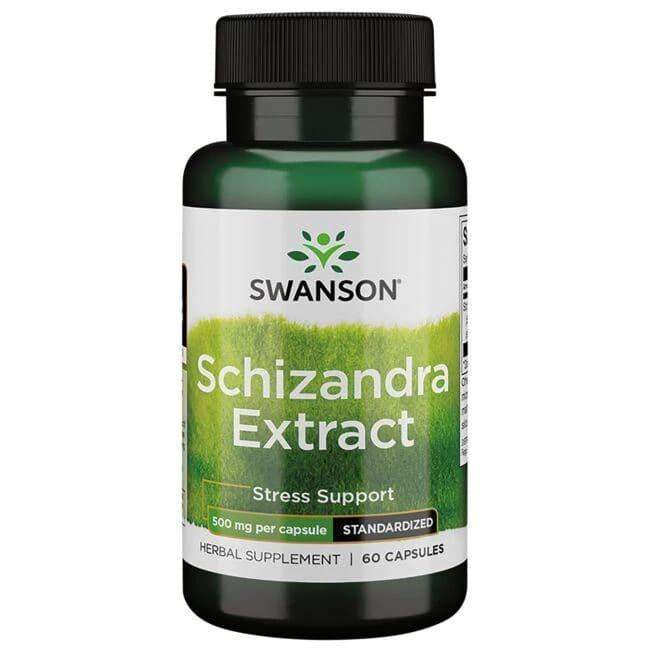 Swanson Schizandra Extract 500 mg - 60 gélules – Swanson packaging