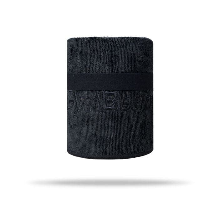 GymBeam Zwart Sporthanddoek van Microvezel maat L