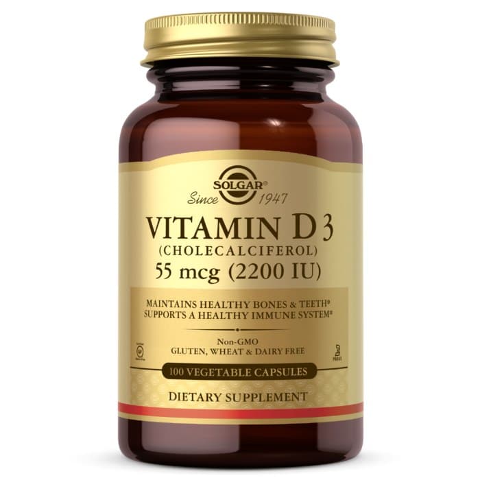 Solgar Vitamin D3 1000 IE kapslar – Solgar förpackning