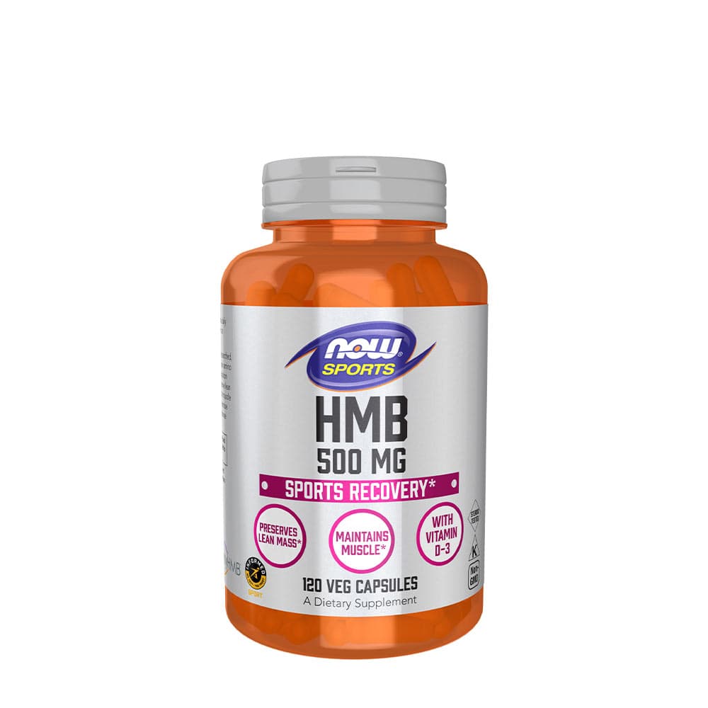 NOW Foods HMB 500mg 120 Vcaps – NOW Foods empaque