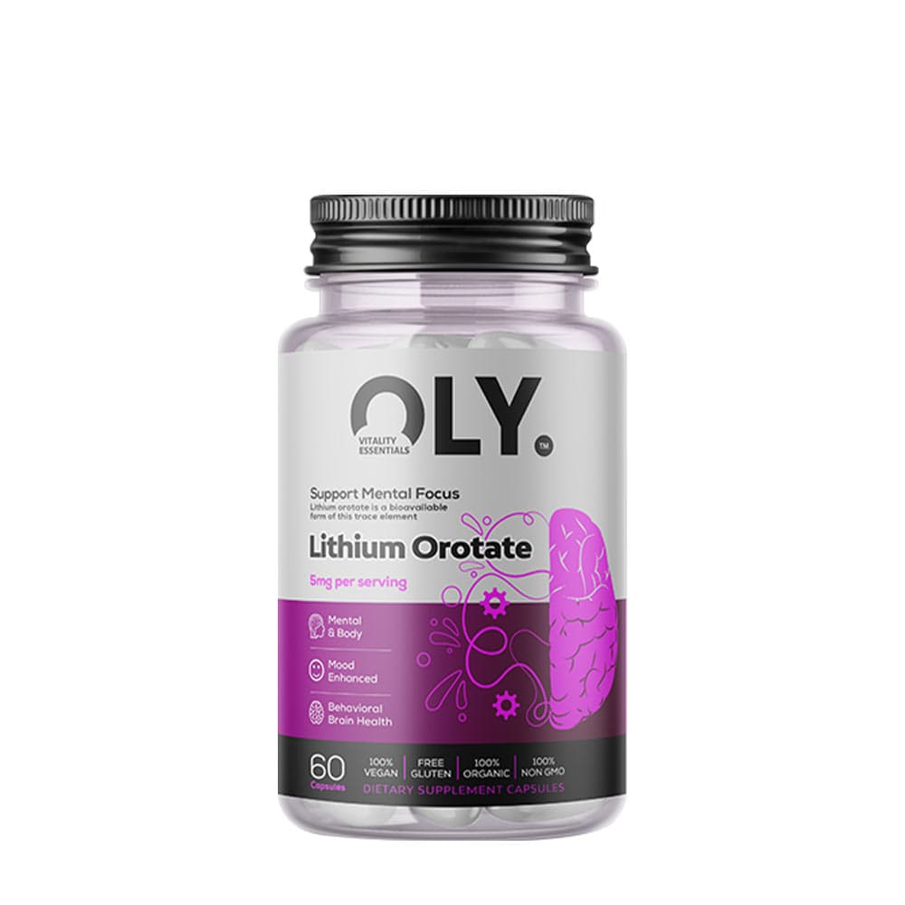 Oly -  Lithium Orotate - 5mg - 60 vcaps