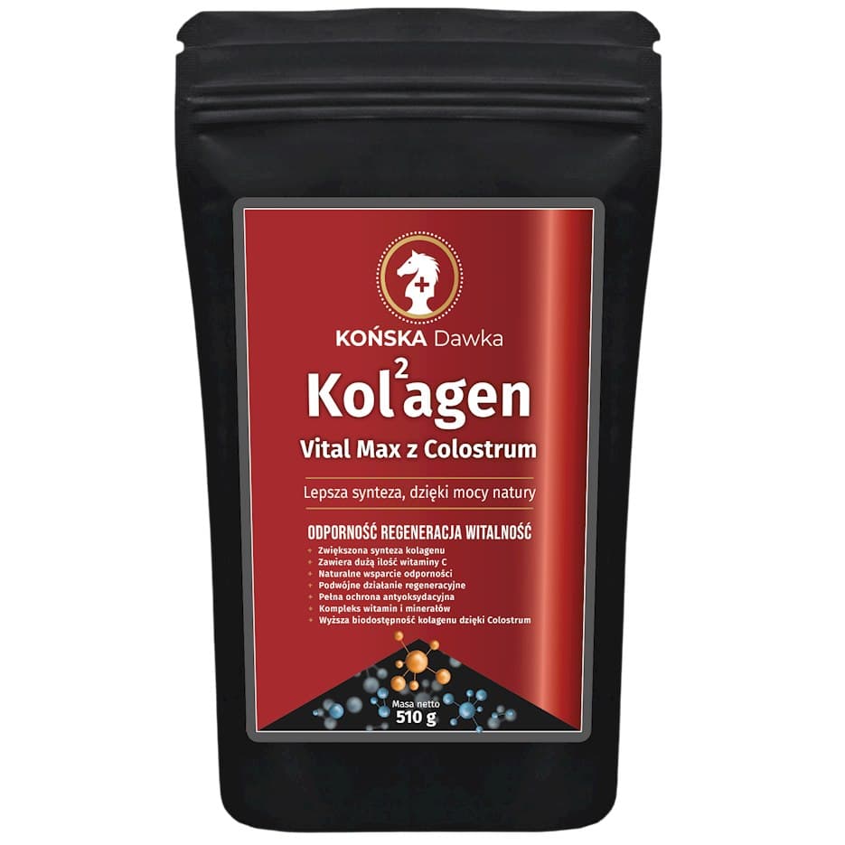 Końska Dawka - Collagen Vital Max With Colostrum - 510g