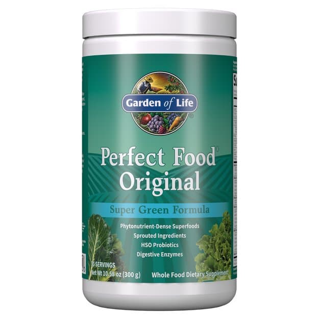 Garden Of Life - Perfect Food Original - Super Green Formel – Garden Of Life packaging