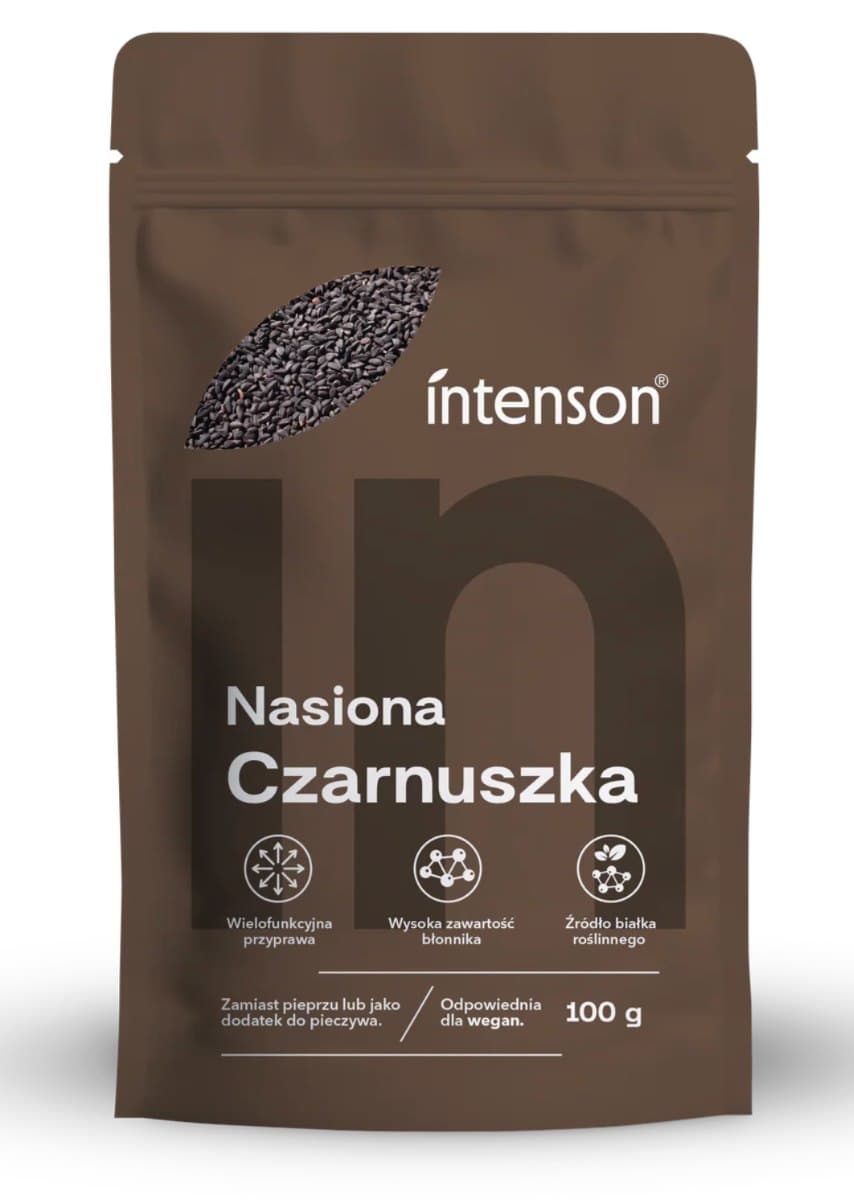Intenson Czarnuszka 100g – Intenson opakowanie