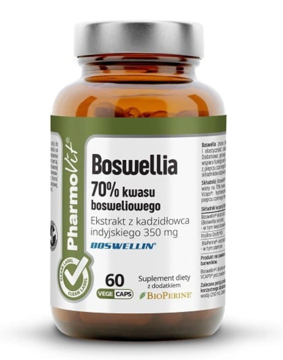 Pharmovit Boswellia 70% Boswellinsäure 60 Kapseln – Pharmovit Verpackung