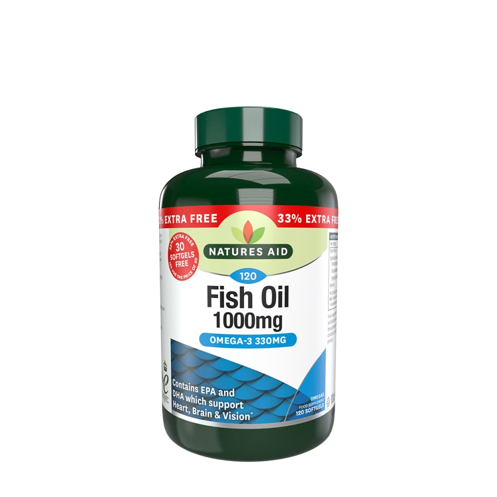 Natures Aid - Óleo de Peixe 1000mg