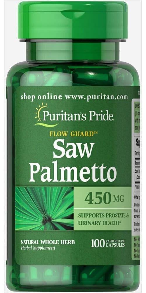 Puritan's Pride - Palmier nain - Soutien de la prostate – Puritan's Pride packaging