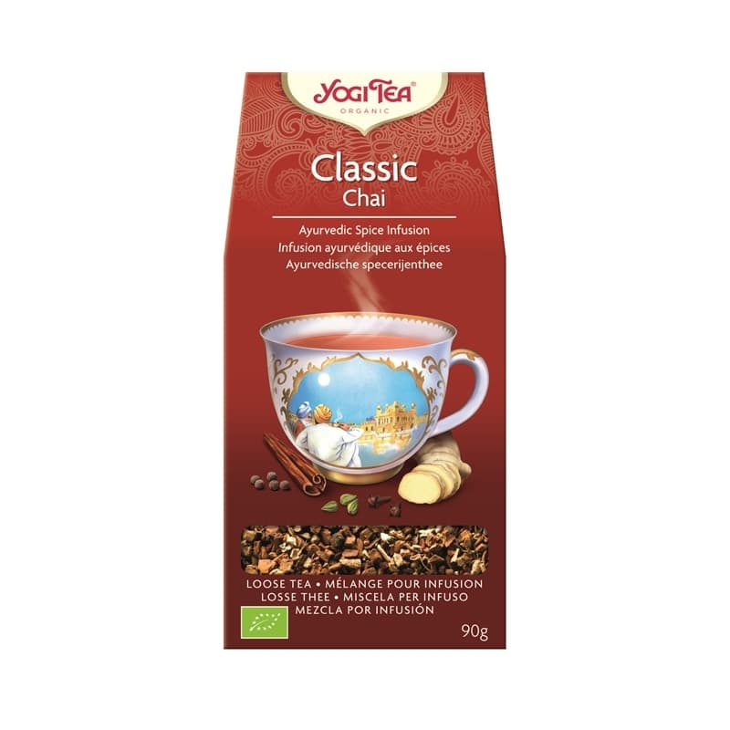 Te Classic Chai 90g – YOGI TEA Verpackung