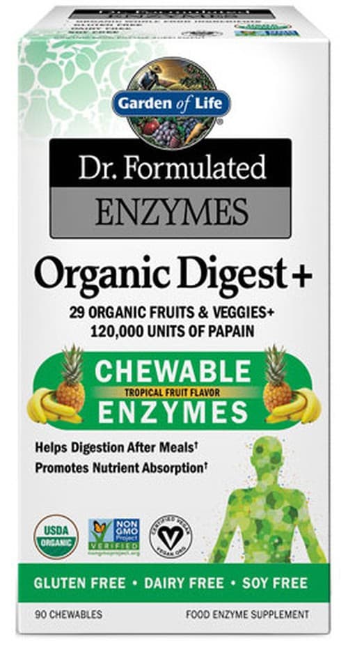 Garden Of Life - Dr. Formulated Enzymes Organic Digest+ - 90 Tuggies