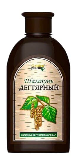 GoldenPharm - Tar Shampoo - 250ml – Golden Pharm emballage