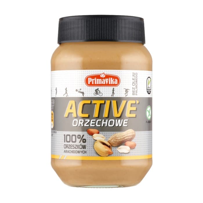 Primavika - Peanut Butter Active 100% Jordnötter 470g