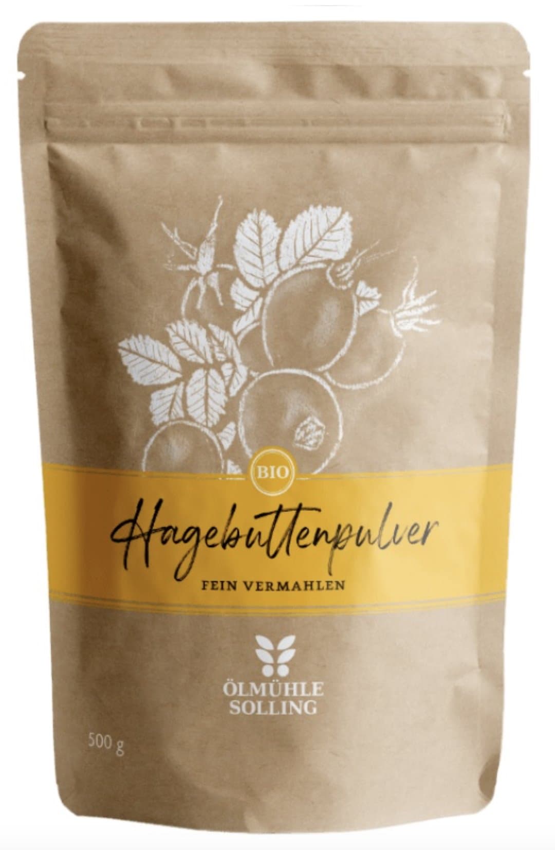 Ölmühle Solling - Organic Rosehip Powder - 500g – Ölmühle Solling packaging