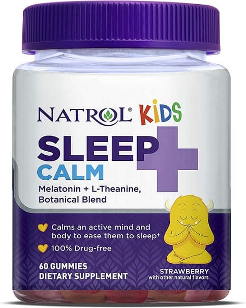 Natrol Kids Sleep + Calm Gomas de Morango 60 unidades – Natrol packaging