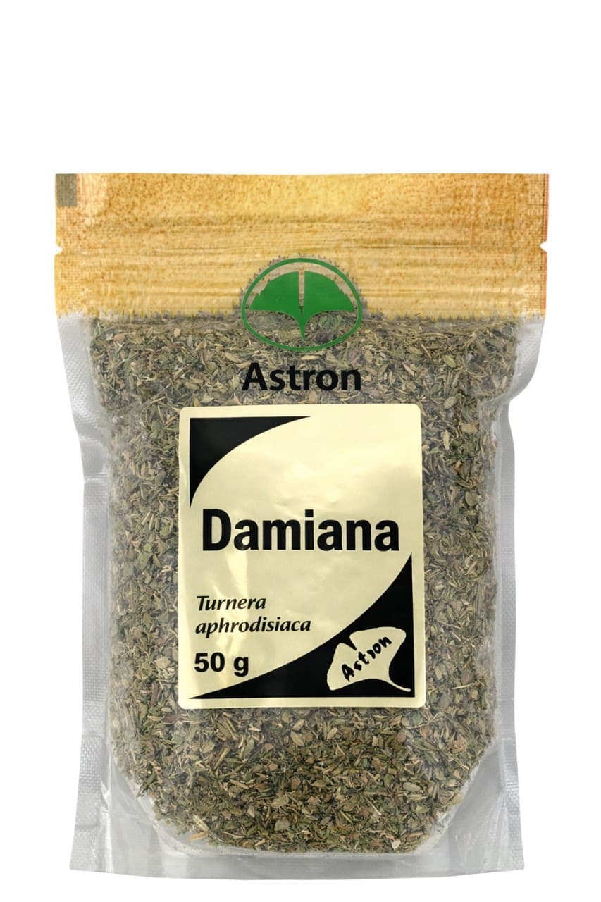Astron - Damiana - 50g – Astron förpackning