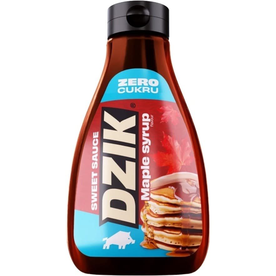 WK DZIK Sos Zero Maple Syrup klonowy 425 ml – WK Dzik förpackning