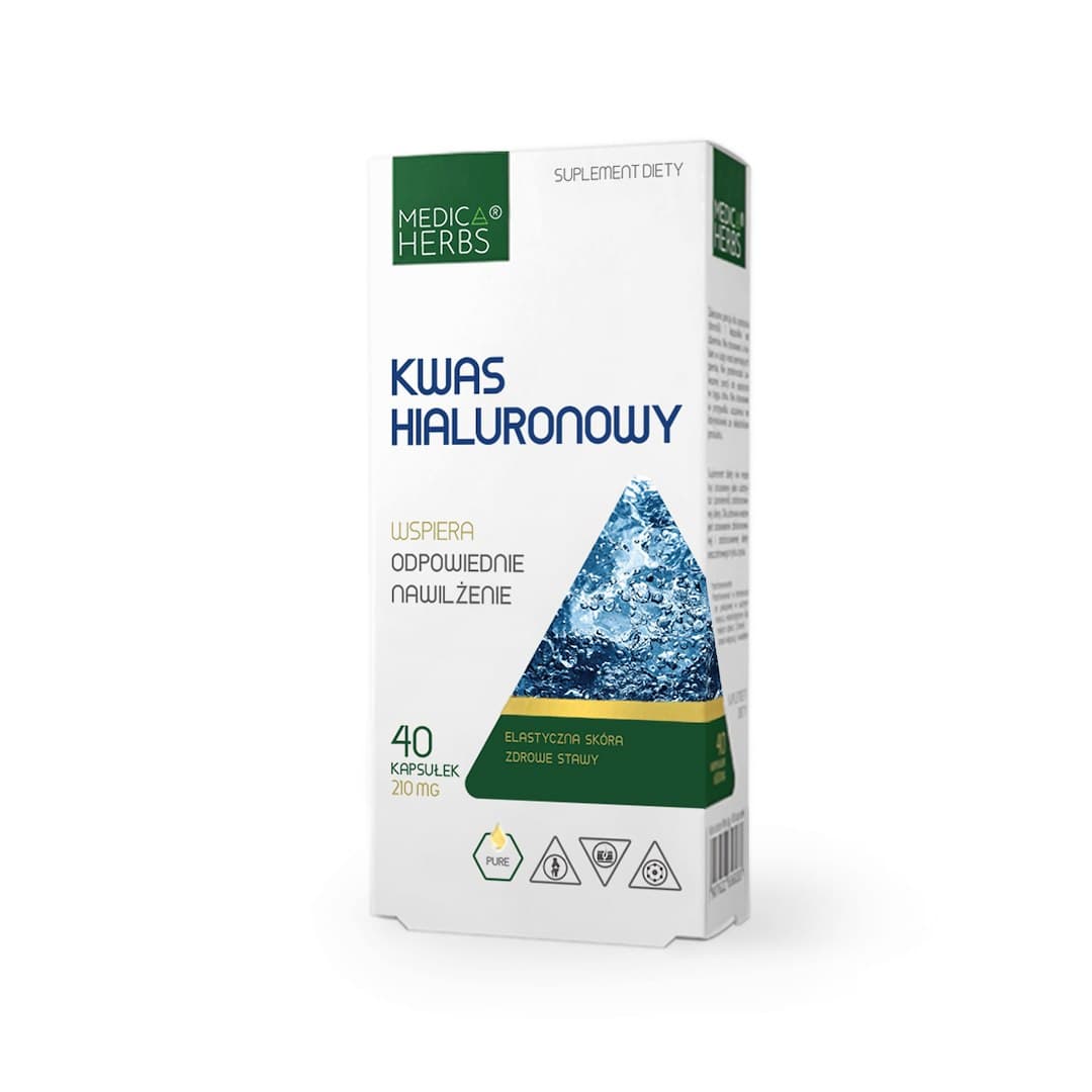 Medica Herbs - Hyaluronic Acid - 40 kapslar