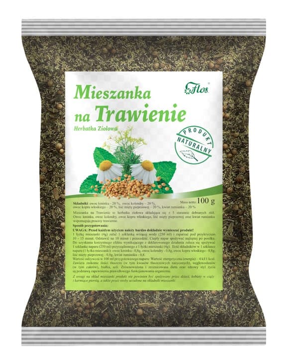 Flos - Digestion Blend - 100g – Flos förpackning