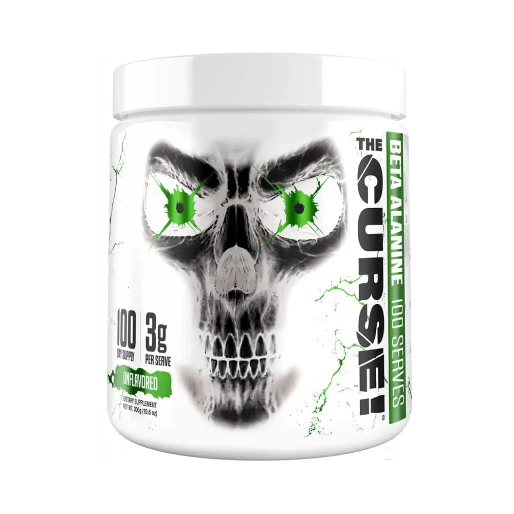 JNX Sports - The Curse! Beta-Alanine - Unflavoured - 300g (10.6 oz) / 100 servings – JNX Sports förpackning