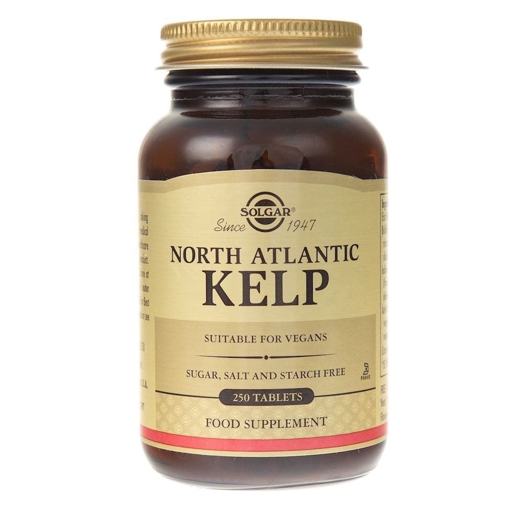 Solgar Kelp 200mcg - 250 tabletten – Solgar verpakking