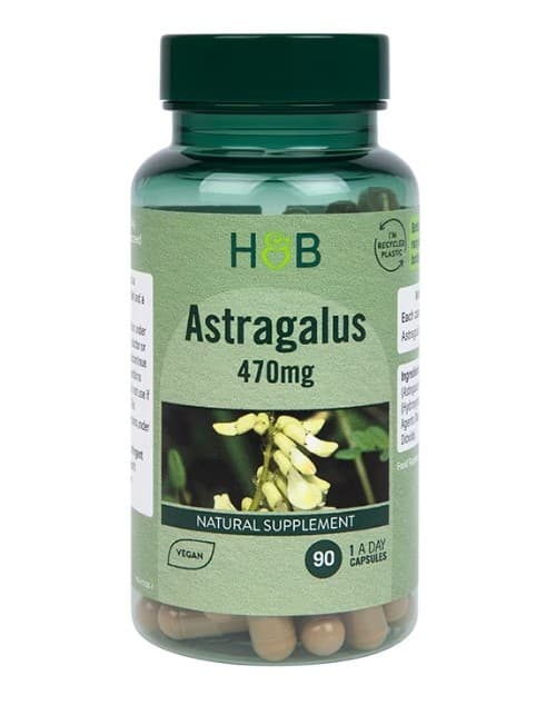 Holland & Barrett Astragalus 470mg 90 capsules – Holland & Barrett verpakking