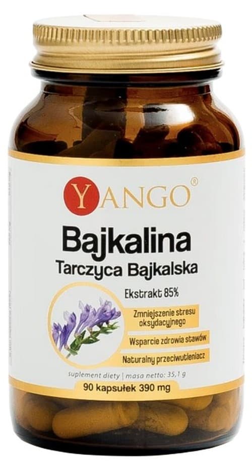 Yango Baikal Herb 85% Baicaline - 90 capsules – Yango packaging