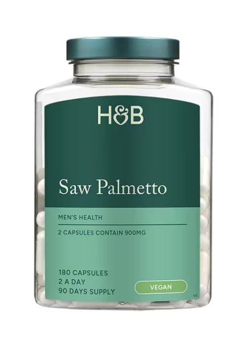 Holland & Barrett - Saw Palmetto 900mg - 180 kapslar – Holland & Barrett förpackning