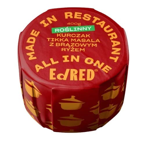 EdRED Poulet Tikka Masala avec Riz Brun 300 g – Ed/RED emballage