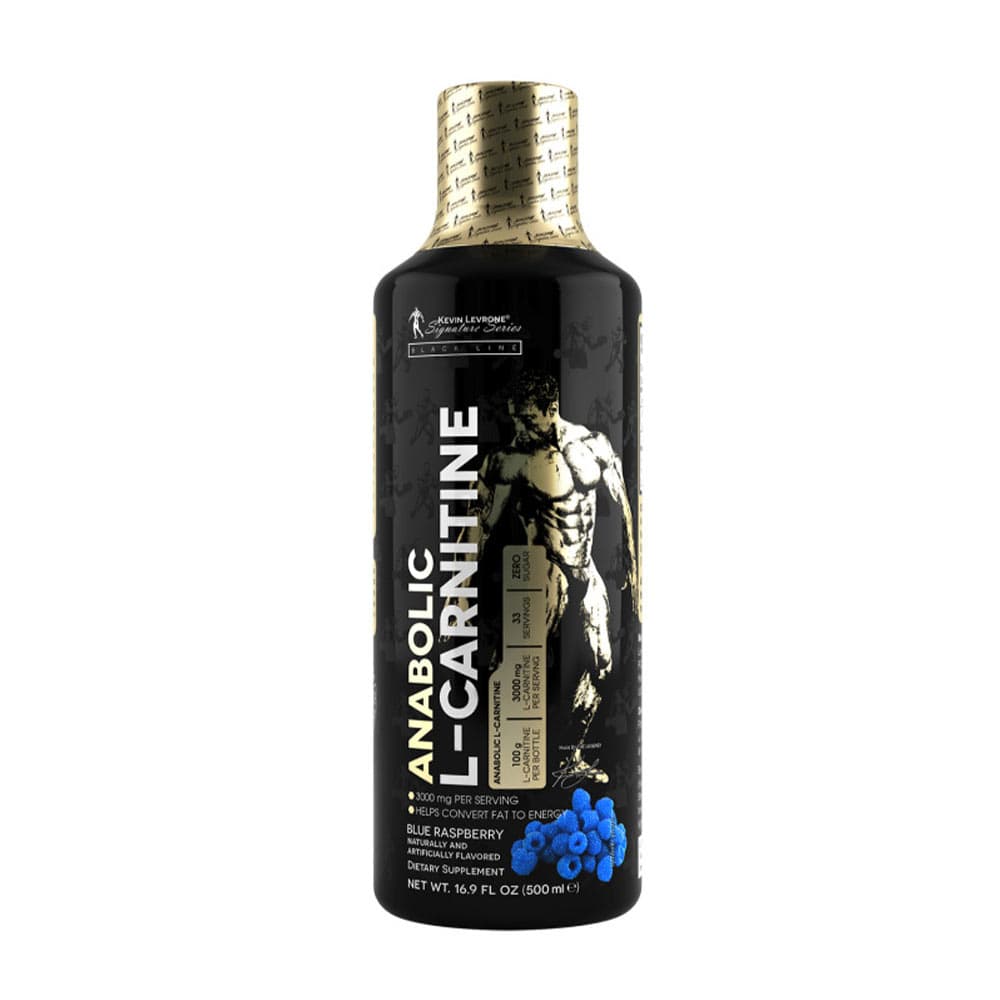 Kevin Levrone - Anabolic L-Carnitine, Blue Raspberry - 500ml – Kevin Levrone förpackning