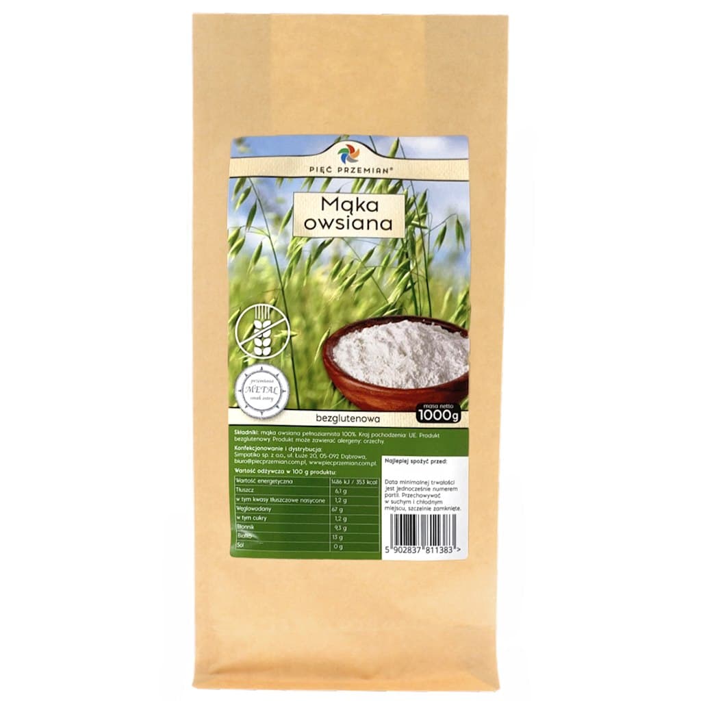 Pięć Przemian - Gluten-Free Whole Grain Oat Flour
