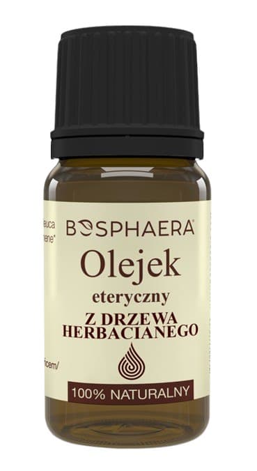 BOSPHAERA Huile essentielle d'arbre à thé (10 ml) – Bosphaera emballage