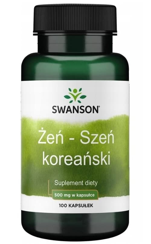 Swanson Korean Ginseng 500 mg – 100 capsules – Swanson packaging