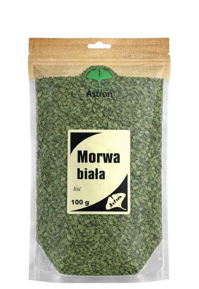 Astron - White Mulberry Leaf - 100g – Astron förpackning